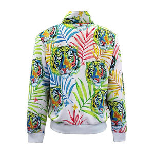 Ensemble de survêtement pour homme en polyester, fermeture éclair, respirant, léger, athlétique, jogging, tenue décontractée pour la salle de sport - Product Image 3