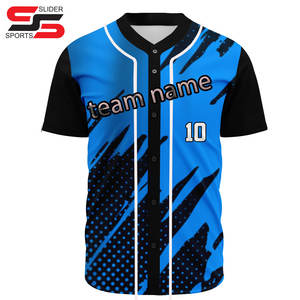 Uniforme de baseball à sublimation vierge Chemises OEM américain Maillot de baseball personnalisé - Product Image 1