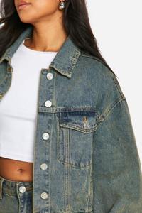 Chaqueta Vaquera para Mujer, Estilo Casual, Color Sólido, Chaqueta de Mezclilla de Alta Calidad, Camisa Vaquera para Dama - Product Image 4