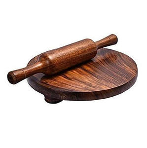 Planche à rouler écologique en bois de Sheesham faite à la main, moderne, pour faire des Roti/Chapati/Papad (Chakla de 12 pouces, 14 pouces) - Product Image 2