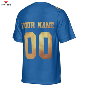 Service OEM Maillot de l'équipe de football américain en maille personnalisée Maillot de football américain à séchage rapide respirant par sublimation à vendre - Product Image 2