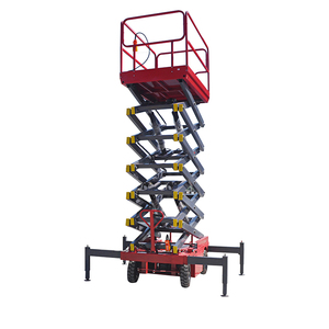 Top Sales 4-18m <b>Towable</b> Mobile Scissor Lift Aerial Work Platform - Product Image 1