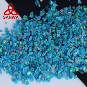 Direct usine meilleur prix Sanwa Bello opale OP02 Marine bleu vert puces de couleurs mélangées pour femme accessoires en argent bijoux - Product Image 2