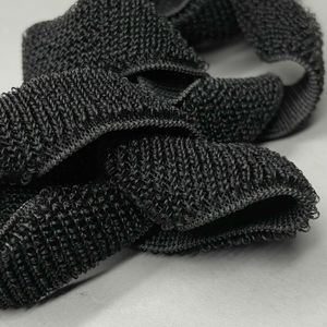 Banda Elástica de Terciopelo Negro de 1 Pulgada |   Cinturilla Suave y Agradable al Tacto |   Látex + Poliéster + Nailon |   Lencería, Ropa Deportiva, Artículos Médicos - Product Image 1