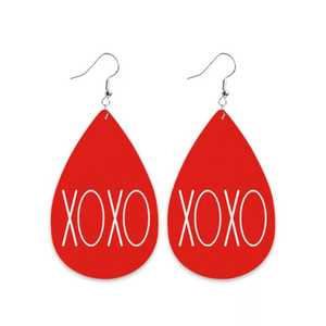 Pendientes de Cuero con Hueso Naranja Espeluznante para Mujer, Diseño de Lágrima, Joyería de Moda, Regalo para Fiesta de Halloween - Product Image 3