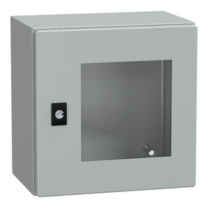 Set di pannelli Schneider Electric NSYCRN33200T con porta CRN IP66 IK08 RAL7035 H300xW300xD200 per quadri elettrici e strumentazione - Product Image 1