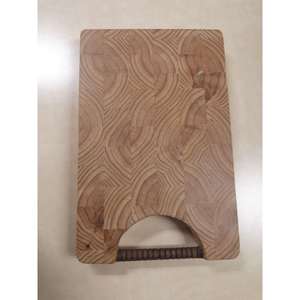 Planche à découper en bois robuste avec surface de préhension naturelle pour assurer une coupe alimentaire sûre sans glisser - Product Image 4