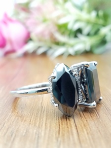 Anillo DE BODA Hip Hop de oro de 10K y 14K para hombre de lujo para GIA certificado completo VVS Baguette de diamante Natural clásico para fiestas de disfraces - Product Image 2