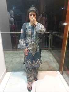 Latest Collection Readymade Women Winter Wear Karandi <b>Fabric</b> Pakistani Salwar Kameez Suit <b>Indian</b> & Pakistani Clothing - Product Image 3