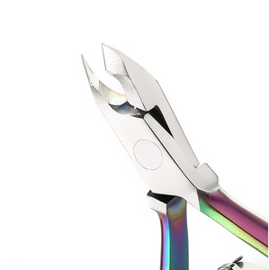 Envío rápido Nuevo estilo Profesional Acero inoxidable Color del arco iris Alta calidad Cutícula encarnada Uña y pinza para dedos - Product Image 6