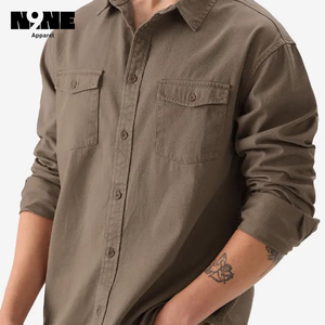 Chemises grande taille pour hommes 100% coton - Product Image 5