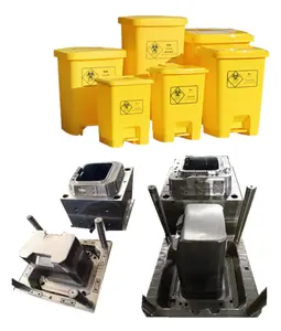 Klinik medizinischer Gebrauch Plastik-Abfallbehälter Abfallbehälter Spritzgussform Mülleimer-Mülleimerform