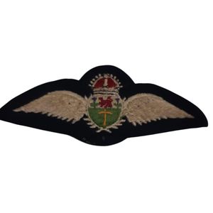 Insignia de Piloto de la Real Fuerza Aérea Rhodesiana (RRAF), típicamente de la era de la Segunda Guerra Mundial - Product Image 1