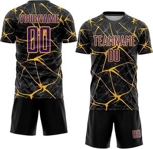 Uniformes de football de haute qualité, légers, respirants, à manches courtes, sublimation intégrale, nouveau modèle de saison, vente en gros - Product Image 1