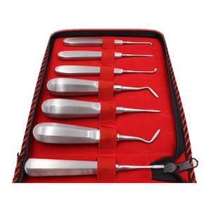 Instrumental Quirúrgico para Cirugía Dental, 13 Piezas, Elevador Dental, Fórceps para Extracción de Dientes, Acero Inoxidable, Instrumental Quirúrgico Curvo para Raíces - Product Image 2