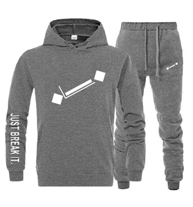 Conjunto Deportivo Personalizado de 2 Piezas para Hombre, Sudadera con Capucha y Pantalones de Felpa Elástica de Alta Calidad, Ropa Deportiva Casual - Product Image 5