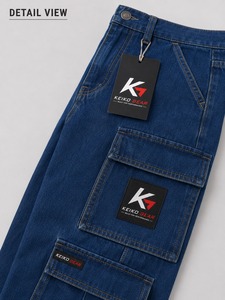 Pantalon Cargo Jogger pour Hommes – Vente en Gros, Personnalisé, 100% Coton Toile Légère, Décontracté, Uni, OEM, Poches Respirantes, Long - Product Image 6