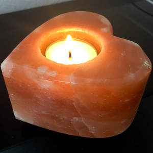 Haute qualité rose himalayen roche sel blanc coeur lampe artisanale fleur corne bol décoration poli sculpté artisanat naturel - Product Image 5