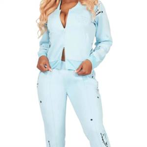 Survêtement empilé authentique pour femme-Tissu confortable et léger, idéal pour la mode et l'usure quotidienne" - Product Image 5