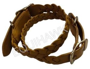 SMART FANCY LEATHER <b>DOG</b> HEAD <b>COLLAR</b> LACED DESIGN IRON FITTING/<b>CUSTOM</b> DESIGN LEATHER <b>DOG</b> <b>COLLAR</b> SOFTY PADDED - Product Image 2