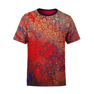 โลโก้ที่กําหนดเองเสื้อยืดระเหิดสําหรับผู้ชายเสื้อผ้าเสื้อทีโลโก้พิมพ์ที่กําหนดเอง USA ขนาดเสื้อยืดโพลีเอสเตอร์สําหรับผู้ชายที่กําหนดเอง OEM - Product Image 1