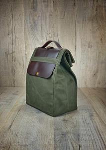 กระเป๋าเก็บความเย็นอเนกประสงค์ คุณภาพสูง ทำจากหนังและผ้าแคนวาส พกพาสะดวก ดีไซน์ทันสมัย เหมาะสำหรับเด็ก สำนักงาน และการเดินทาง รุ่น CLB-0031 - Product Image 3