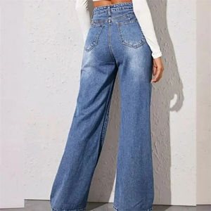 Jeans de Mujer al por Mayor, Corte Ajustado, Tallas Grandes, Cintura Alta, Elásticos, Pantalones de Mezclilla para Damas, Jeans Ajustados, Pantalones de Pierna Estrecha - Product Image 2