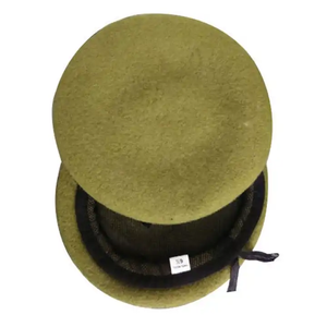 Factory Custom Logo <b>Beret</b> Cap Hat Cheap Processing Accepts Custom Plain Dyed Wool and Polyester for Outdoor Use - Product Image 5