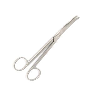 กรรไกรตัดเหล็ก Mayo แบบโค้งกรรไกรใบมีดเอียงขนาด7.2ซม. ปลายโค้งมนกรรไกรผ่าตัดสองโทน - Product Image 6