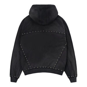 Custom Logo Rhinestone <b>Hoodie</b> Print Heavy Weight <b>Thick</b> Hoodies Polyester Cotton Blank top best <b>Men</b> Rhinestone <b>Hoodie</b> - Product Image 6