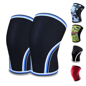 Manchons de protection des genoux unisexes en spandex et nylon respirant et résistant, avec des caractéristiques anti-UV et de séchage rapide pour une utilisation en fitness - Product Image 1