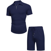 Conjunto Casual de Verano para Hombre de 2 Piezas, 100% Algodón Transpirable, Detalles de Tela al por Mayor, Envío Mundial, MOQ Bajo, Directo de Fábrica