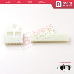 BWR5019+BWR5020 Door Window Glass Holder Connector Sash <b>Clips</b> For Corolla Prius Cruiser Hilux Matrix Vibe RX - Product Image 2