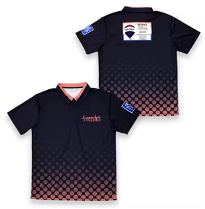 Camiseta de equipo de críquet personalizada con logotipo bordado, diseño de talla grande, camiseta de equipo de críquet - Product Image 3