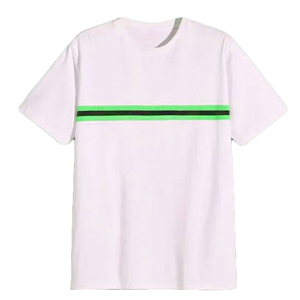 เสื้อยืดแขนสั้นลำลองสำหรับผู้ชายทรงเข้ารูปผ้าถักแบบเรียบง่ายสำหรับฤดูร้อนออกแบบโลโก้ได้ตามต้องการ - Product Image 4