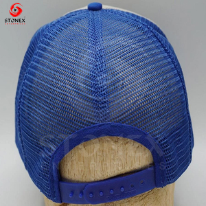 Custom Cotton Material <b>Summer</b> With Sports Plain Logo Embroidery Adjustable Trucker <b>Hat</b> For Unisex - Product Image 3