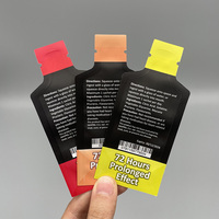 Sacs de forme spéciale pour boisson liquide, gelée, gel énergétique, lotion cosmétique, sachet en forme de bouteille, sac en mylar découpé à l'emporte-pièce