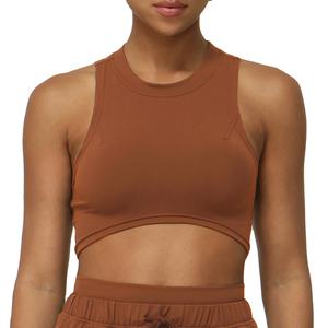 Sujetador Deportivo Acolchado para Mujer, Talla Grande, Transpirable, para Yoga, Fitness, Gimnasio, Ropa Deportiva Cómoda, con Logotipo Personalizado - Product Image 1