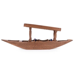 Noyer bois sculpté bateau du Cachemire ou Shikara décor pièce 24 pouces décoration de la maison décor de ferme parfait pour les cadeaux - Product Image 4