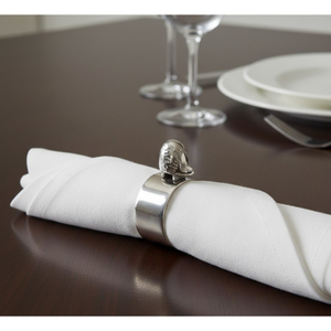 Elegant <b>Silver</b> Leaf <b>Napkin</b> Rings Sturdy Metal Leaf Shaped <b>Napkin</b> Holders For Wedding Banquet Party Dining Table Decor On Sale - Product Image 6