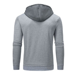 Sweat à capuche d'hiver pour homme en molleton 100% coton, broderie de logo personnalisée, impression numérique, ODM/OEM optimal, 300g, uni, service OEM - Product Image 3