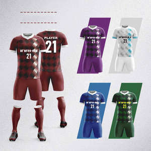 Impresión digital para adultos hombres uniforme de fútbol personalizado sublimación entrenamiento deportivo secado rápido kits de camisetas de fútbol conjunto de camisetas - Product Image 4