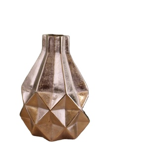 Modern <b>Unique</b> Custom Size Logo Metal Aluminum Flower <b>Vase</b> New Arrival Home Decorative Accessories for Wedding Decoration - Product Image 1