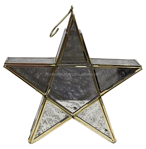Nueva Colección Tlt, Portavelas de Latón con Forma de Estrella para Decoración del Hogar, Uso Navideño, Hecho a Mano en Uttar Pradesh - Product Image 2