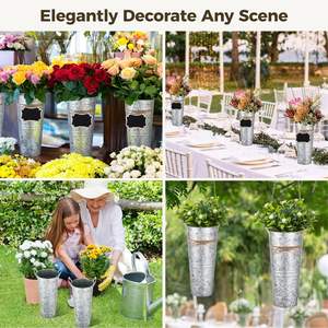 Florero de metal hecho a mano a prueba de dentaduras con acabado antiguo para decoración del hogar para ocasiones especiales disponibles en cantidad a granel - Product Image 4