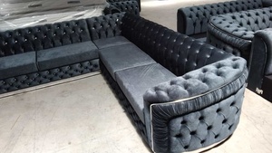 Offre Spéciale Ensemble de canapés de salon modulaires de Toronto Meubles en bois à trois sièges avec lit de Turquie - Product Image 4