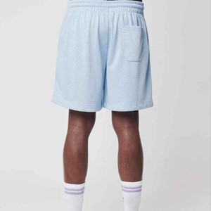 Pantalones cortos de malla de verano con logotipo personalizado para hombre, pantalones cortos de baloncesto de malla transpirable Pro Fitness al por mayor - Product Image 5