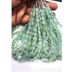 Voir l'offre 12 Brins de Naturel Aigue-Marine Ovale Lisse Perles 1644 Ct Lot Iroc Ventes 16 Pouces Longueur Vert Aigue-Marine Pierres Précieuses Perles - Product Image 1