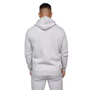 Veste à capuche en éponge avec fermeture éclair pour hommes personnalisée veste à capuche de style de base de haute qualité 100% coton pour l'hiver - Product Image 3