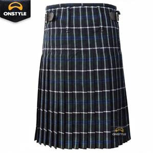 Kilt pour homme de haute qualité, couleur personnalisée, acrylique solide, vêtements de vacances, 5 yards, 13 OZ, par ONSTYLE SPORTS - Product Image 1